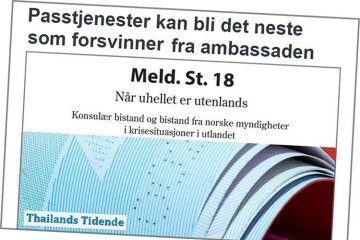 UD: – Ingen kriterier peker mot at passtjenestene forsvinner fra Bangkok