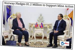 Norsk ambassad&oslash;r til Thailand og Kambodsja, Astrid Emilie Helle, m&oslash;tte 6. oktober kambodsjansk minister Ly Thuch, og lovet fornyet st&oslash;tte i &aring;rene 2025&ndash;2027.
